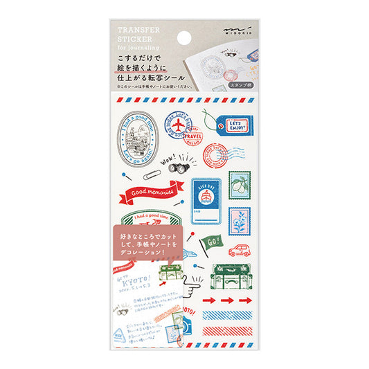 Midori Transfer Sticker — Stamps — sheet front