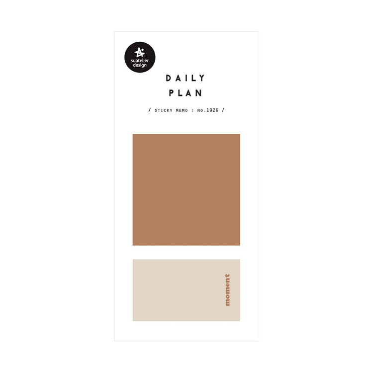 Suatelier Daily Plan 20 Sticky Memo — detail view