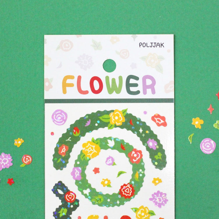 Appree Poljjak Frame Sticker Flower