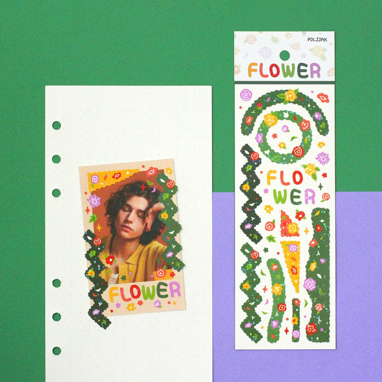 Appree Poljjak Frame Sticker Flower