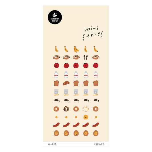 Suatelier Sticker — Food.02 — sheet front
