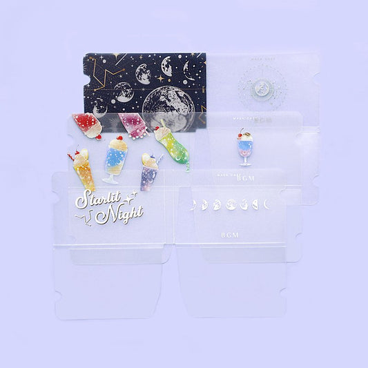 BGM Mask Storage Case — Space Cream Soda — detail view