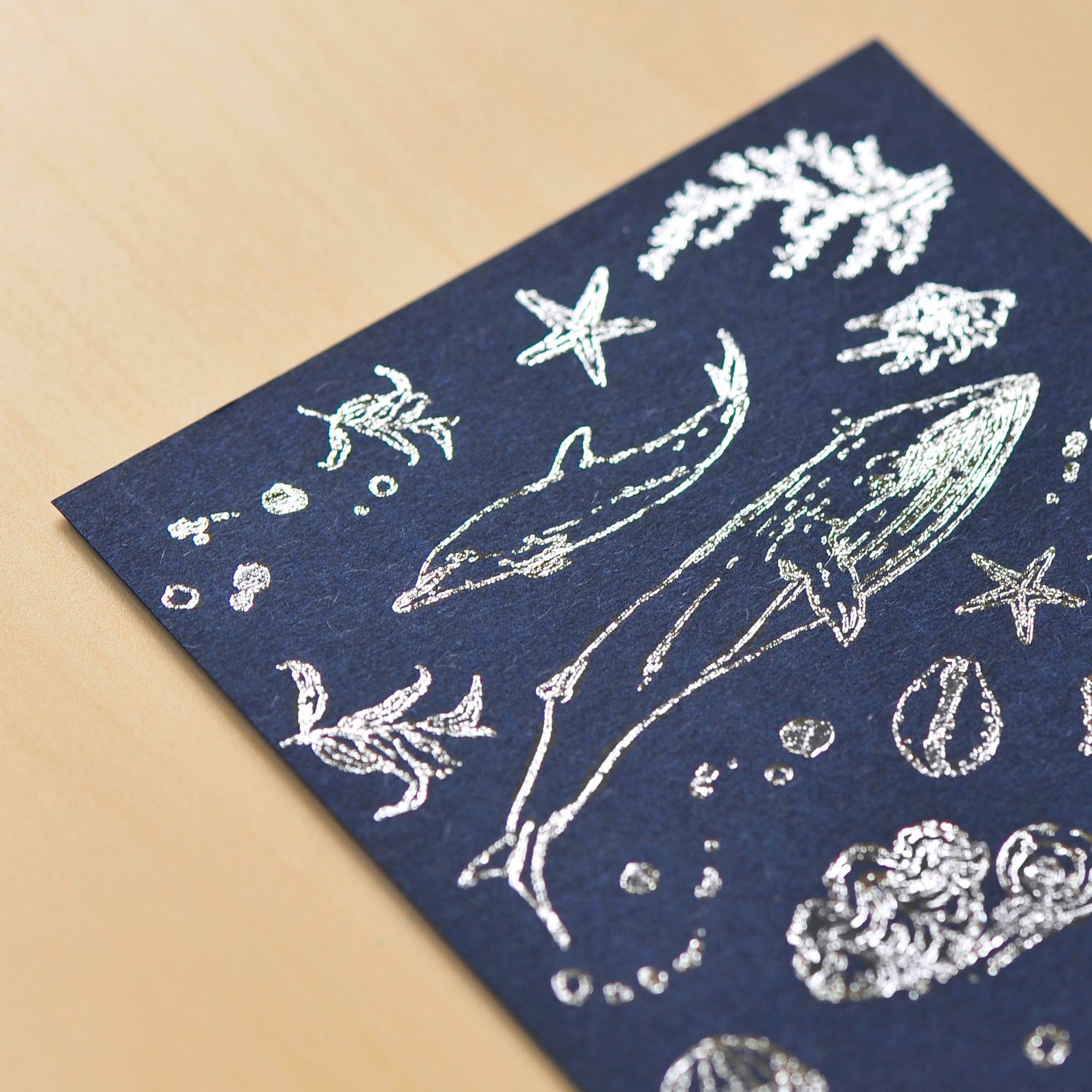 MU Craft Silver Foil Print-On Sticker 004 — sticker detail