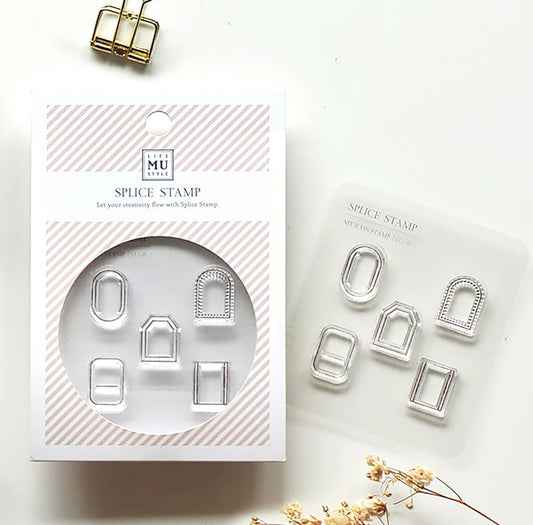 MU Craft My Icon Stamp 06 (Shapes) — stamp front