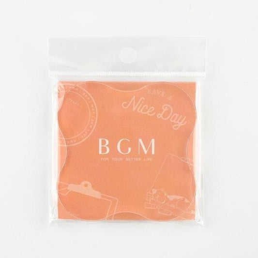 BGM Acrylic Block — L — front view