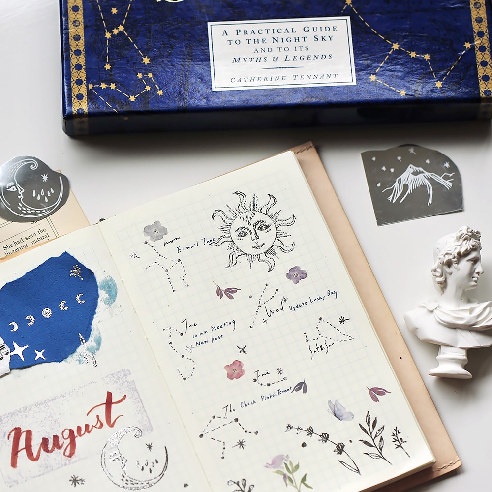 MU Craft Silver Foil Print-On Sticker 001 — with packaging