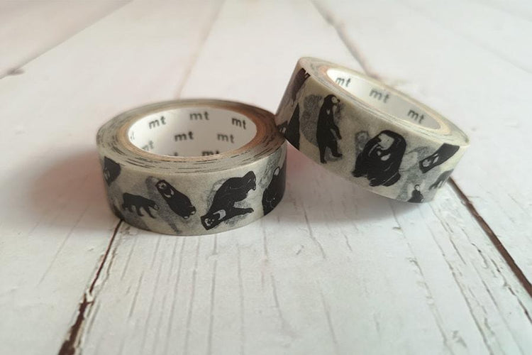 mt Expo KL Limited Edition Washi Tape — Sun Bear — roll front