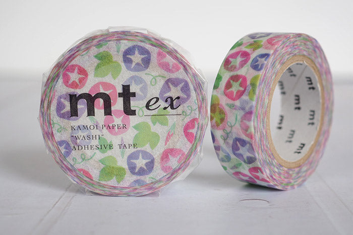 MT Morning Glory washi tape (MTEX1P150) — roll front