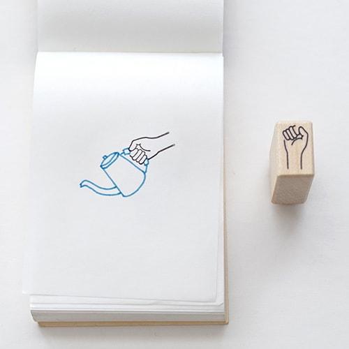 Plain Stationery Handy Stamp (A) — stamp front