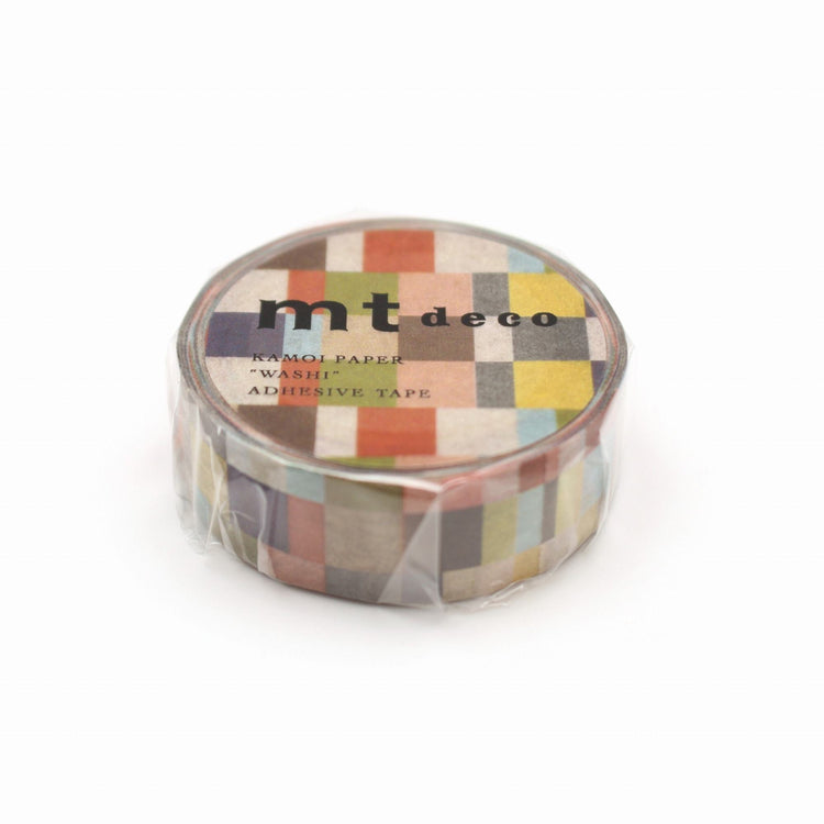 MT Deco Washi Tape Mosaic Greyish