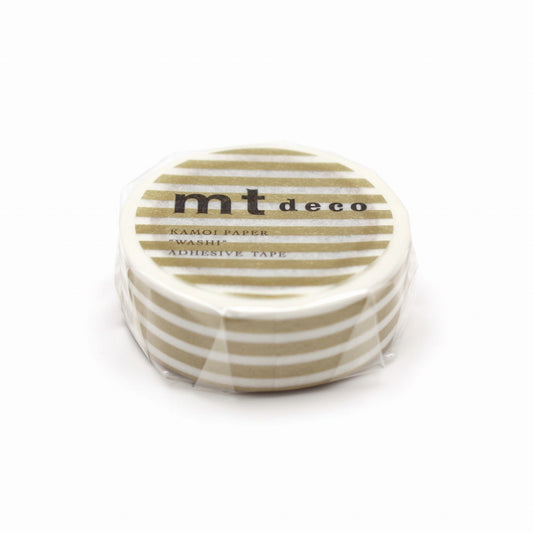 mt Deco Washi Tape — Border Gold 2 — pattern detail