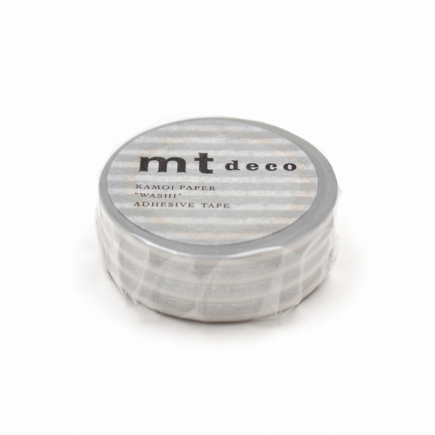mt Deco Washi Tape — Border Silver 2 — pattern detail
