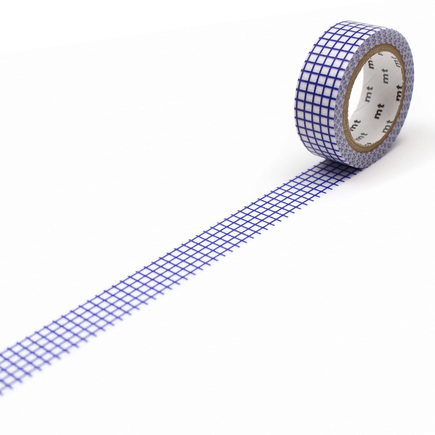 mt Deco Washi Tape — Hougan Blueberry — roll front