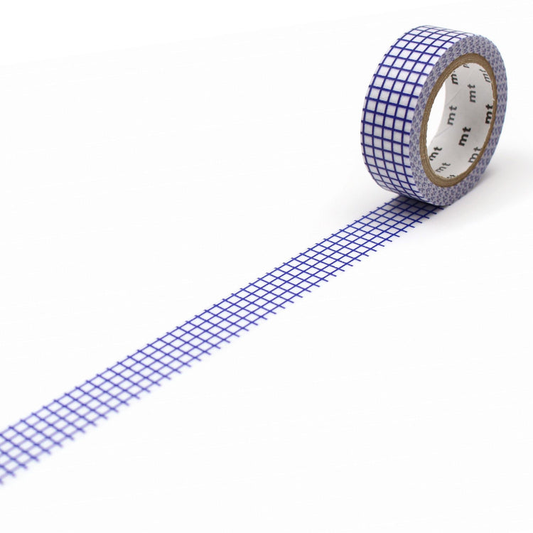 mt Deco Washi Tape — Hougan Blueberry — roll front