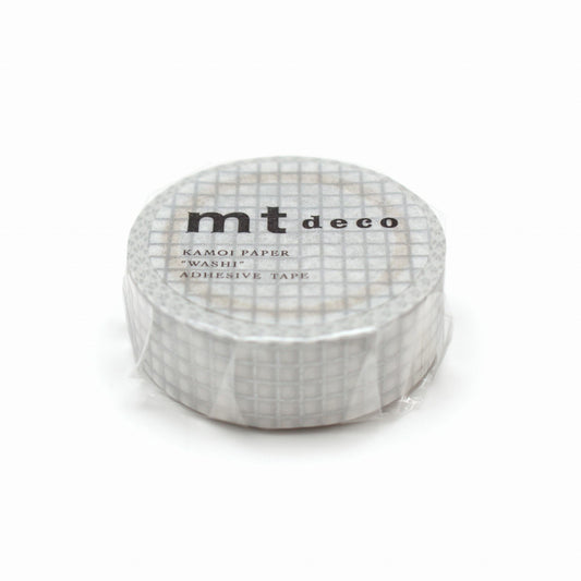 mt Deco Washi Tape — Hougan Silver 2 — pattern detail