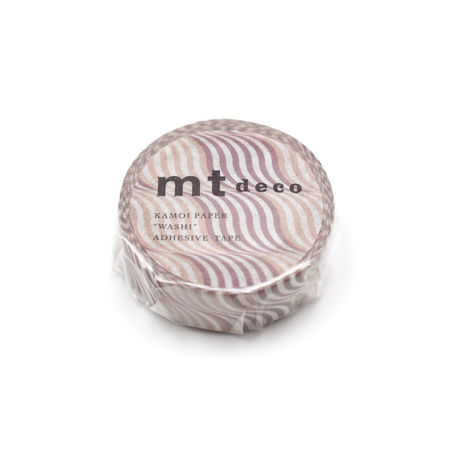 mt Deco Washi Tape — Wave Stripe — pattern detail