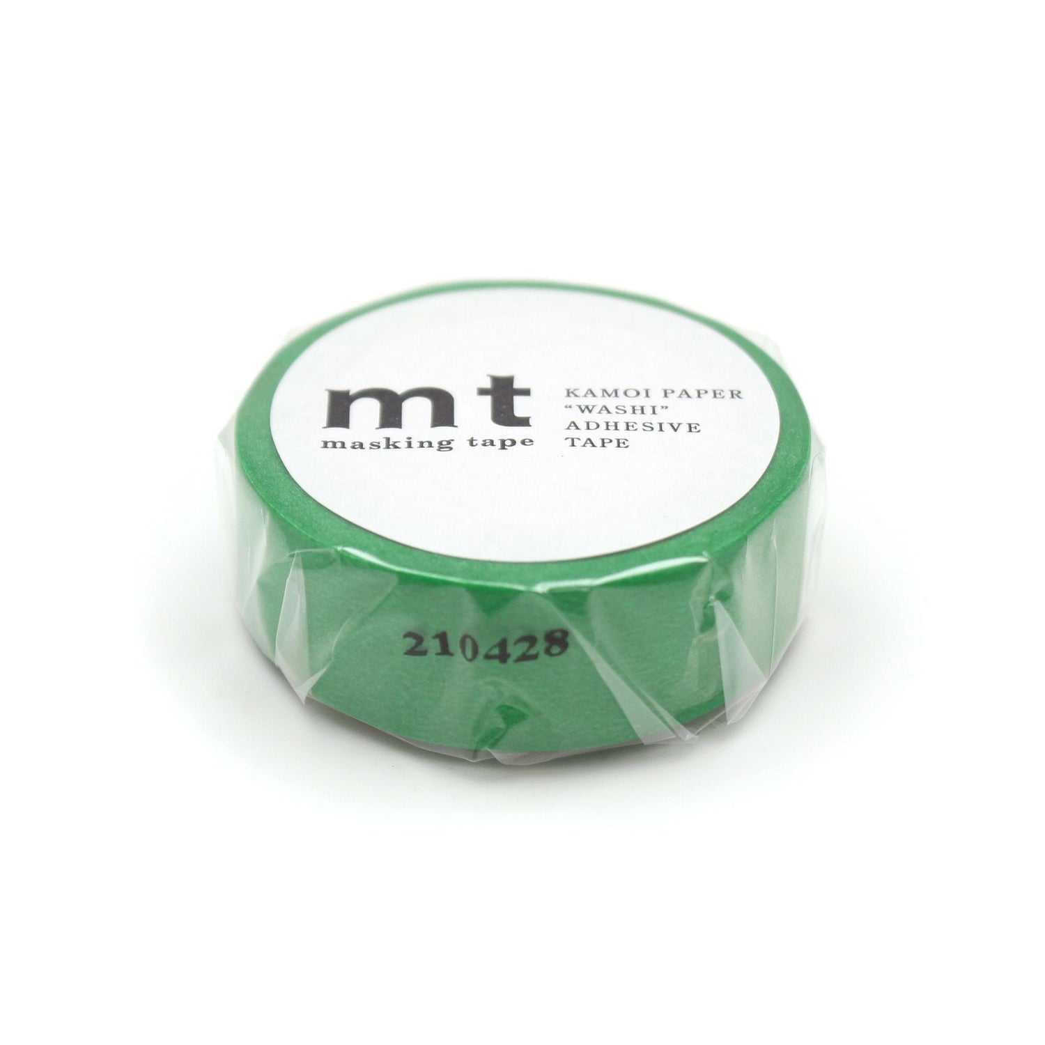 mt Basic Washi Tape — Green 7m — pattern detail