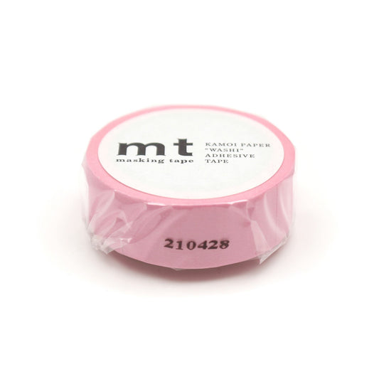mt Basic Washi Tape — Rose Pink 7m — pattern detail