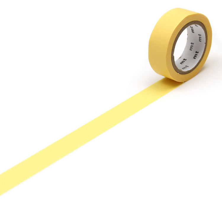 mt Basic Washi Tape — Tamago 7m — roll front
