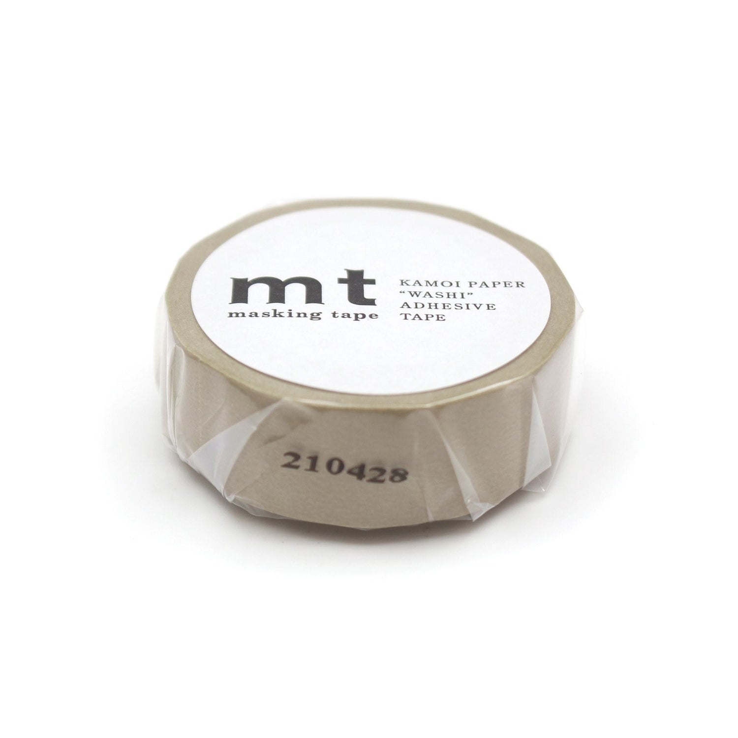 mt Basic Washi Tape — Beige 7m — pattern detail