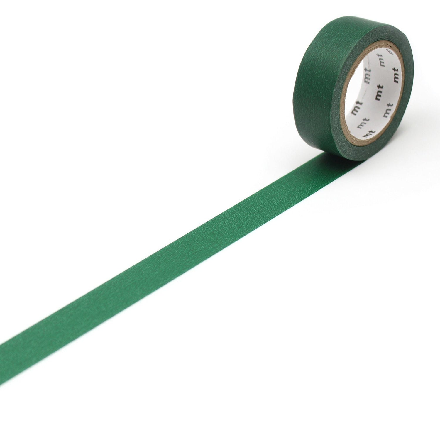 mt Basic Washi Tape — Peacock 7m — roll front