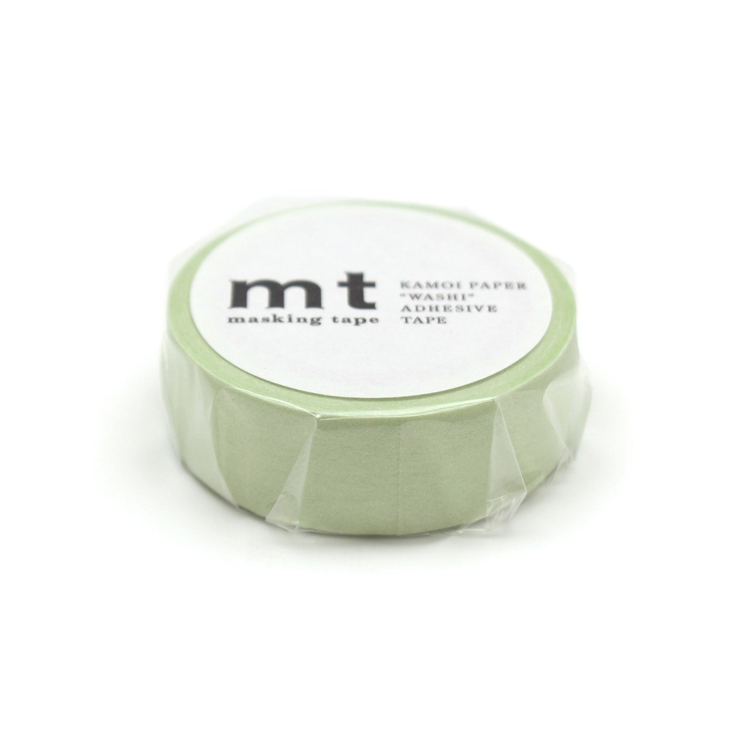 mt Basic Washi Tape — Pastel Leaf 7m — pattern detail