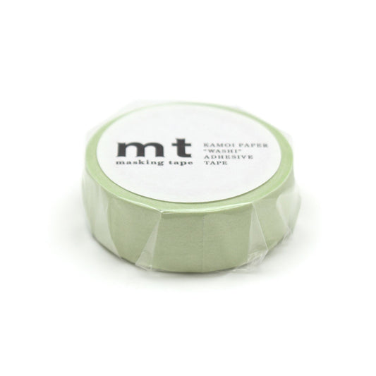 mt Basic Washi Tape — Pastel Leaf 7m — pattern detail