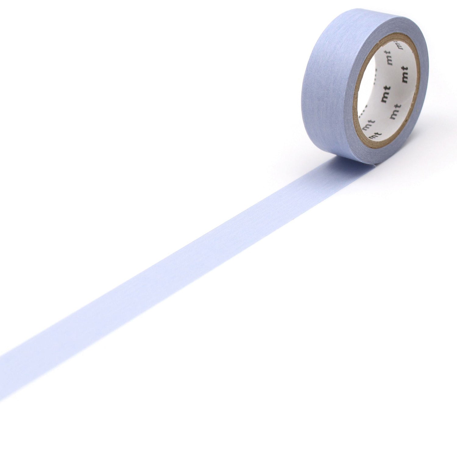 mt Basic Washi Tape — Pastel Ultramarine 7m — roll front