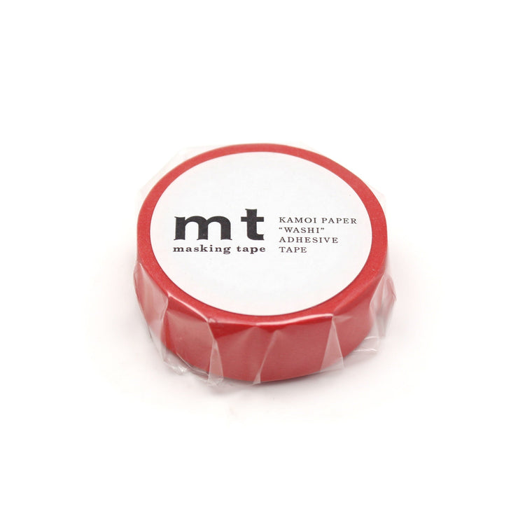 MT Basic Washi Tape Matte Red