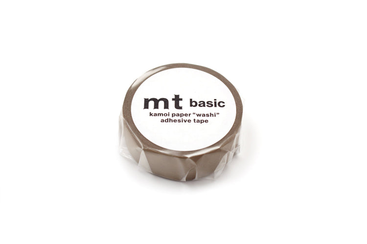 mt Basic Washi Tape — Ochre — rolled out on paper