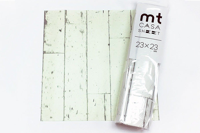 mt Casa Sheet (Floor) — White Wooden Floor — front view