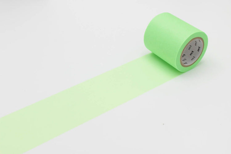 mt Casa 50mm Shocking Green wide washi tape (MTCA5060) | Washi Wednesday