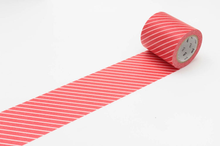 mt Casa 50mm Stripe Red wide washi tape (MTCA5064) | Washi Wednesday