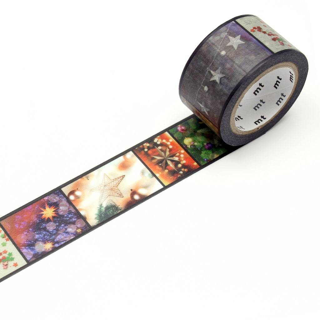 mt Christmas Washi Tape — Star — pattern detail