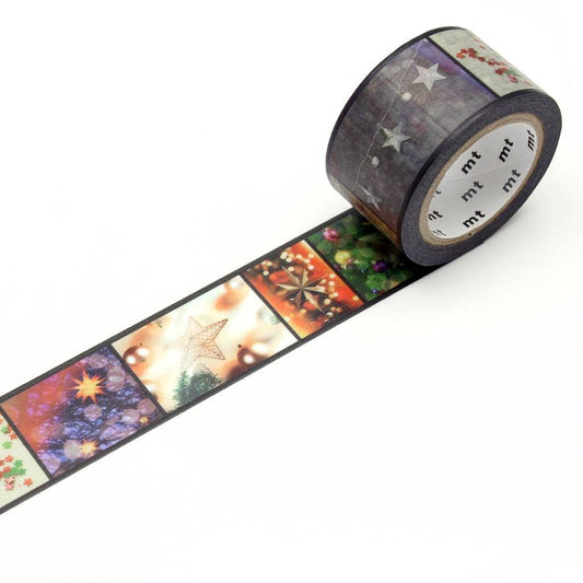 mt Christmas Washi Tape — Star — pattern detail