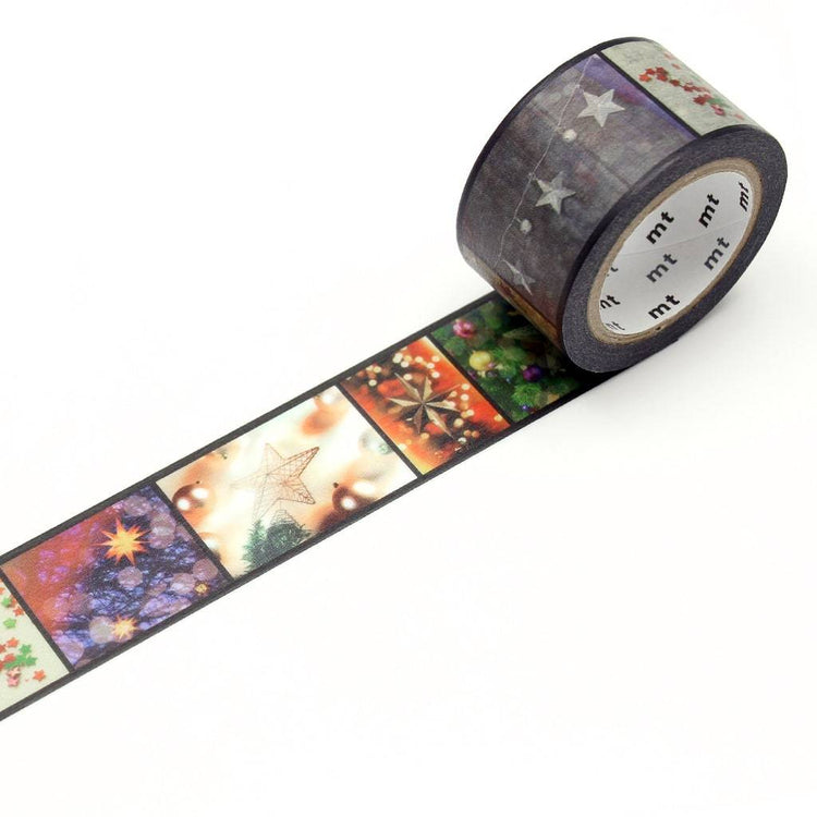 mt Christmas Washi Tape — Star — pattern detail