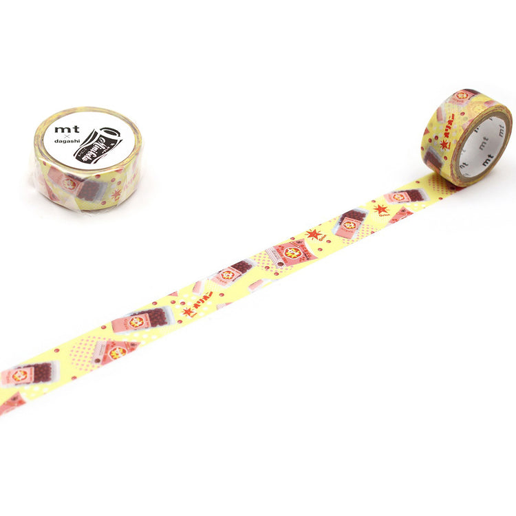 mt x Dagashi Washi Tape — Ume Mints — roll front