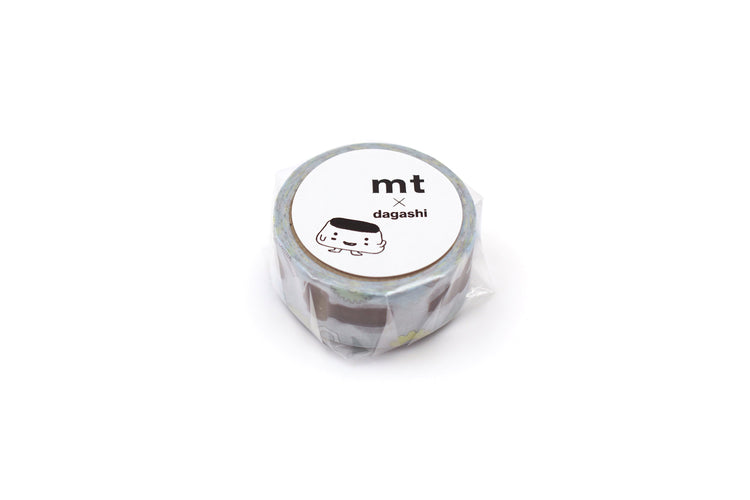 mt x Dagashi Washi Tape — Tool Chocolate — rolled out on paper