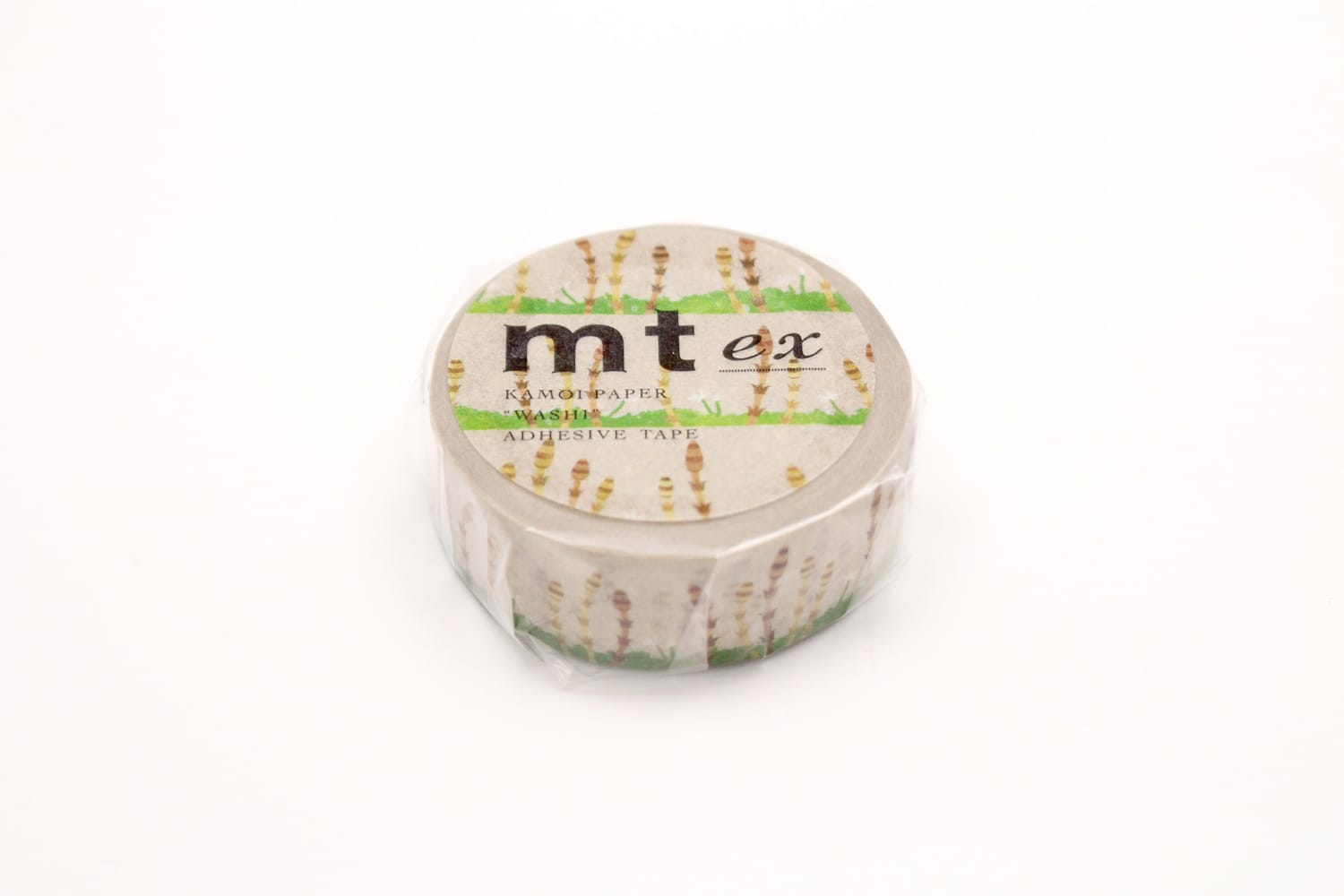 mt EX Washi Tape — Horsetail — with packaging