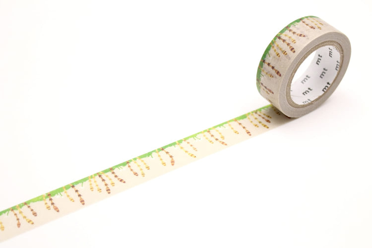 mt EX Washi Tape — Horsetail — roll side view