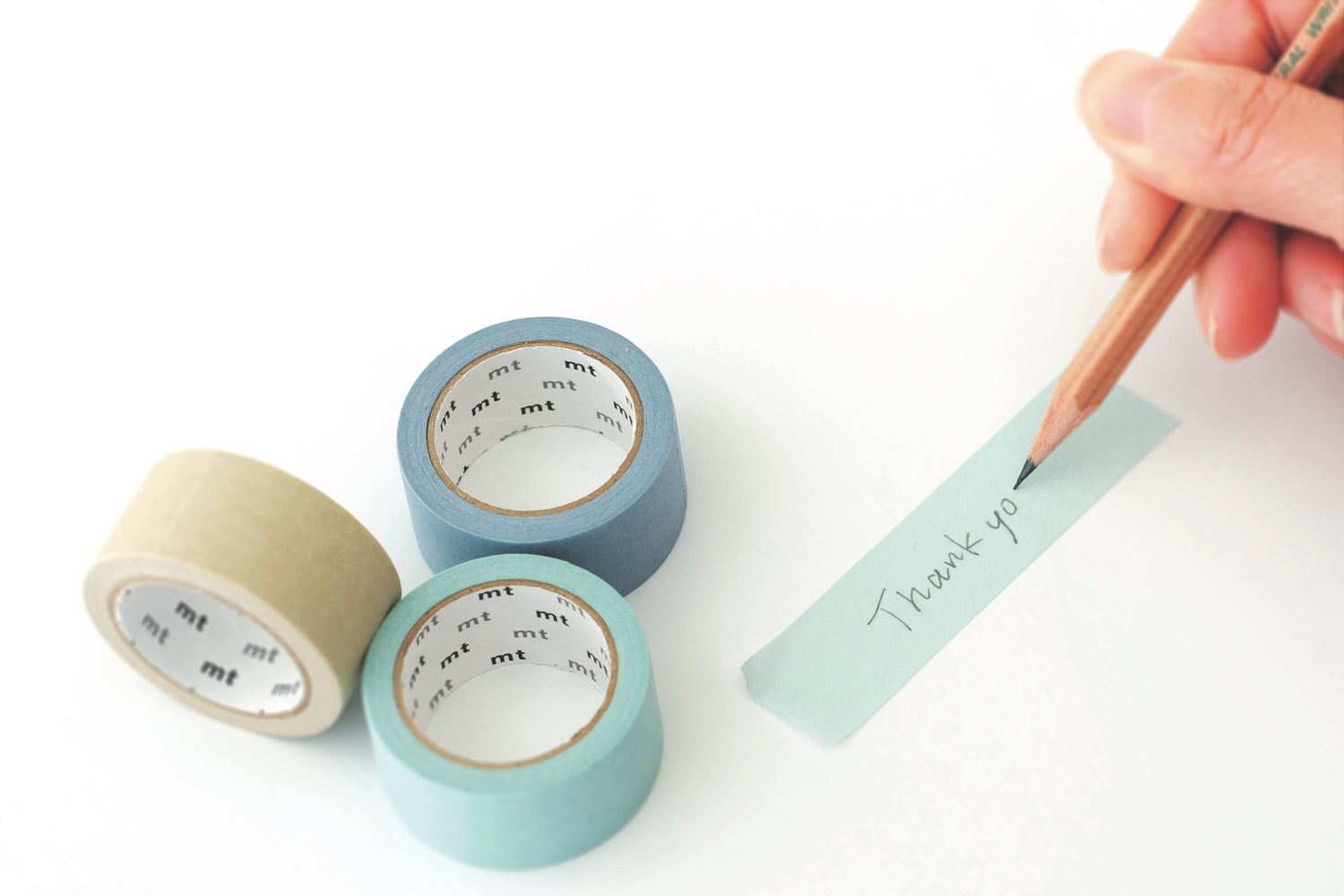 mt Kaku Kaku Write And Draw Washi Tape — Mocha — with packaging