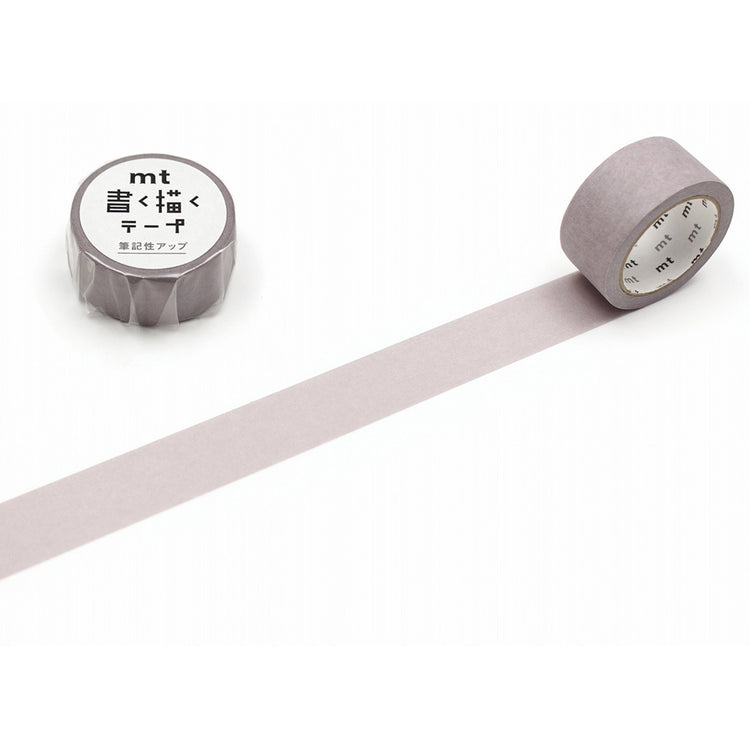 mt Kaku Kaku Write And Draw Washi Tape — Mocha — roll front
