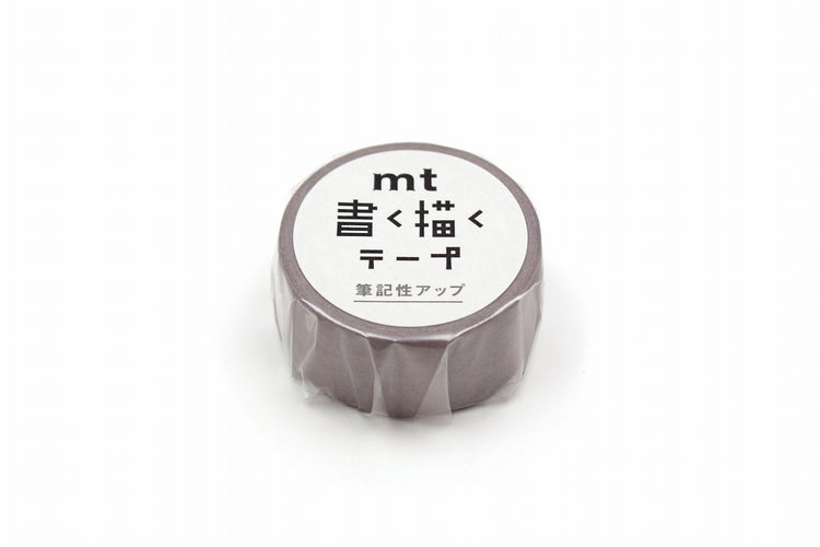 mt Kaku Kaku Write And Draw Washi Tape — Mocha — rolled out on paper