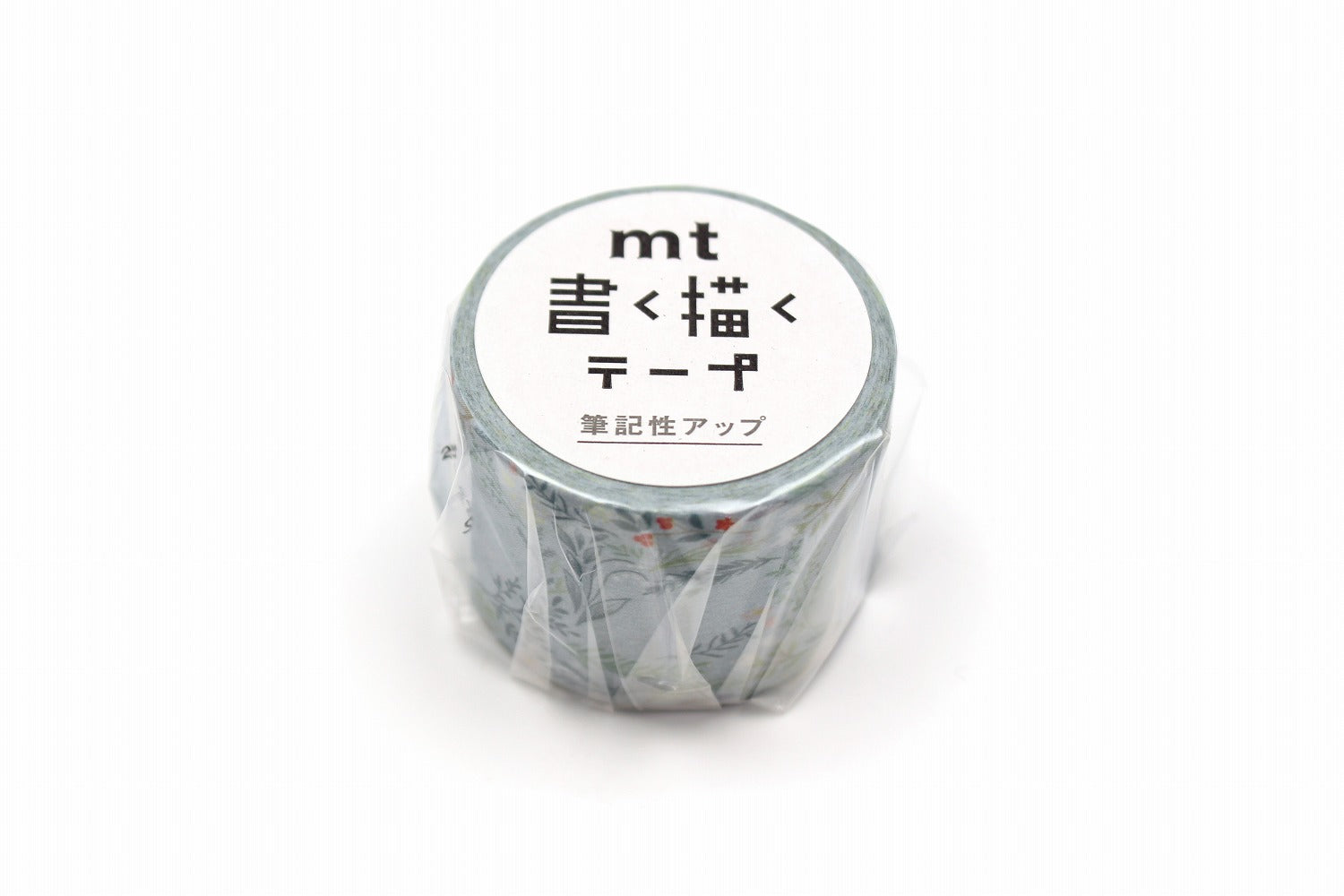 mt Kaku Kaku Write And Draw Washi Tape — Plants — rolled out on paper