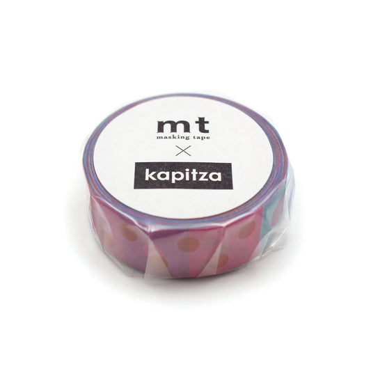 mt x Kapitza Washi Tape — Polka Dot Vivid — pattern detail