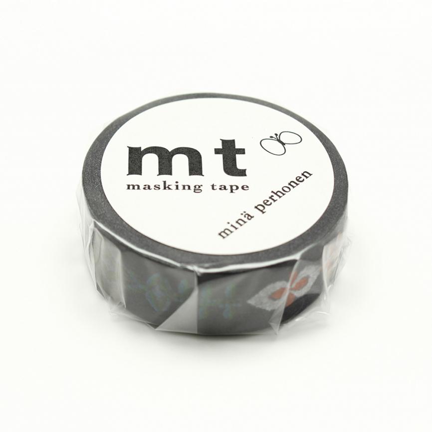 mt x Mina Perhonen Washi Tape — Petal Flame — pattern detail