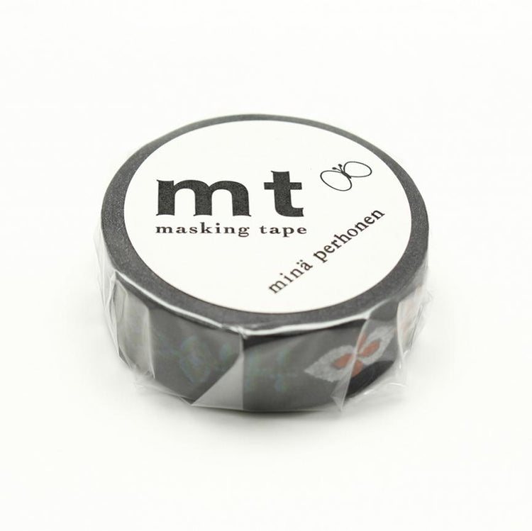 mt x Mina Perhonen Washi Tape — Petal Flame — pattern detail