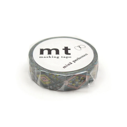 mt x Mina Perhonen Washi Tape — Pesce — pattern detail