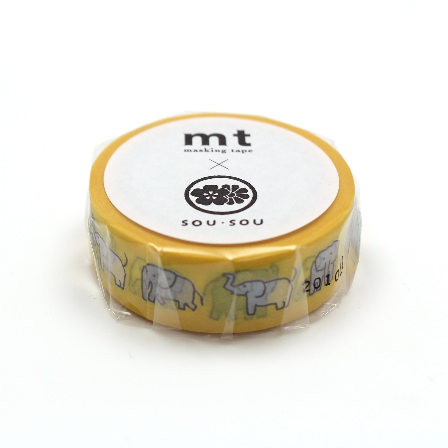 mt x SOU・SOU Washi Tape — Zou — pattern detail
