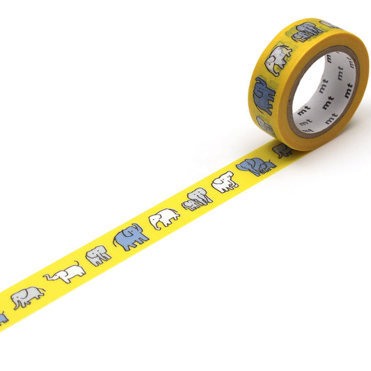 mt x SOU・SOU Washi Tape — Zou — roll front